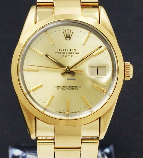 rolex 16505|rolex 15505 gold dial.